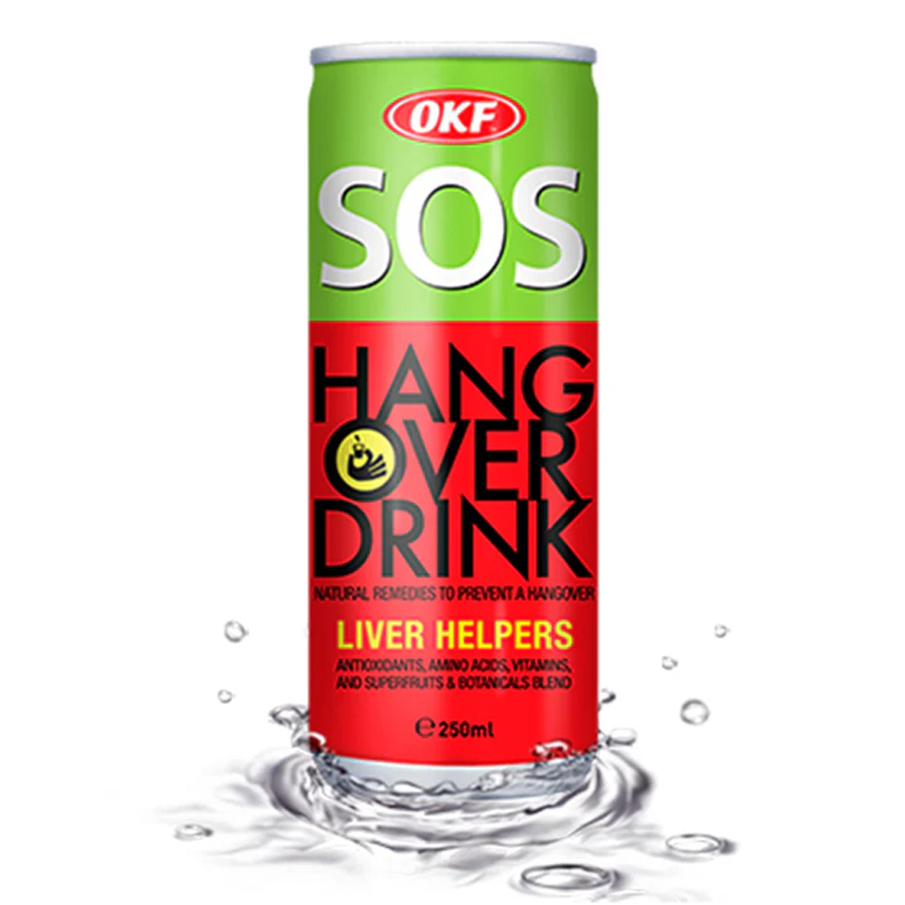 نوشیدنی انرژی زا SOS HANGOVER DRINK حجم ۲۵۰میل